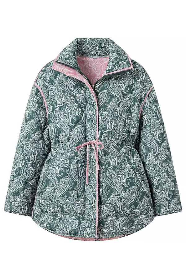Dayana® | Fashionable and Casual Loose Cotton Printed Long-sleeved Jacket