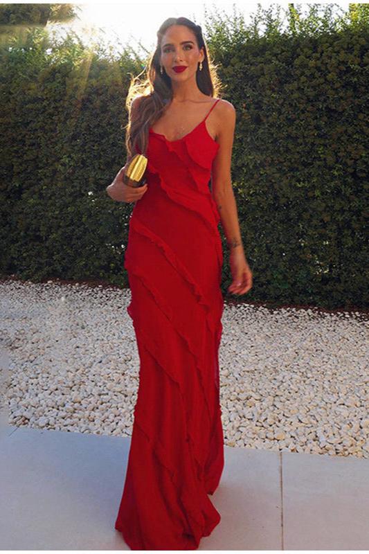 Cinthia® | Elegant dress with ruffles