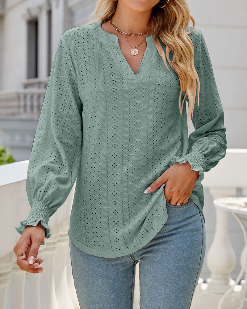 Aurora® | Women's blouse V-neck