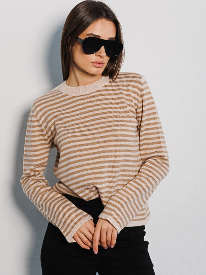 Alessandra® | Striped long-sleeved sweater Amelia