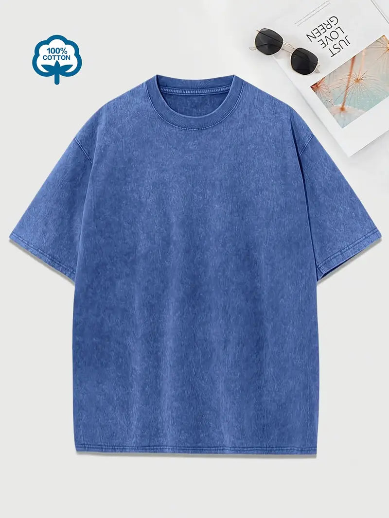 Elisa® | Crew Neck Cotton T-Shirt