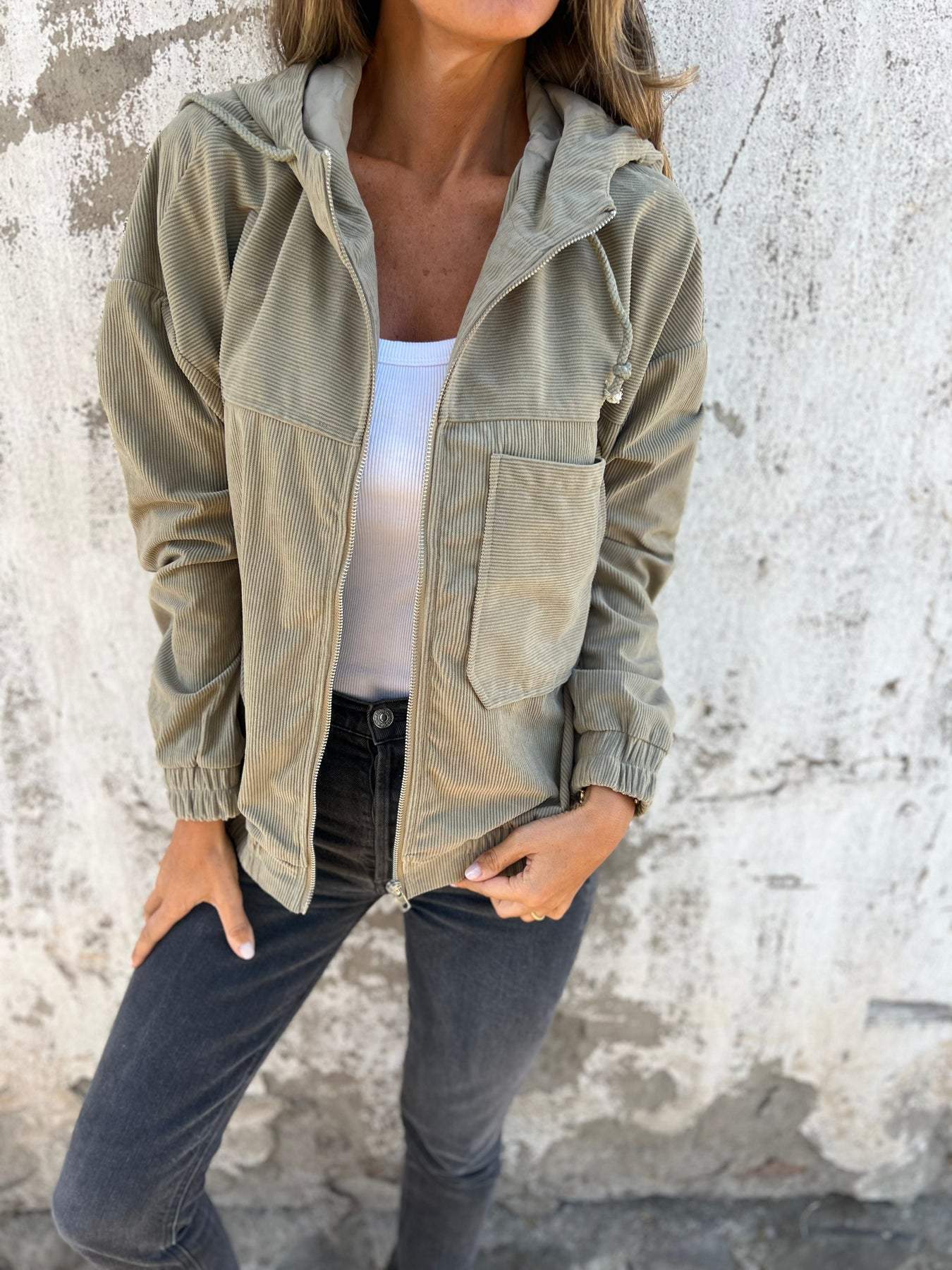 Belén® | Casual jacket with hood and zip
