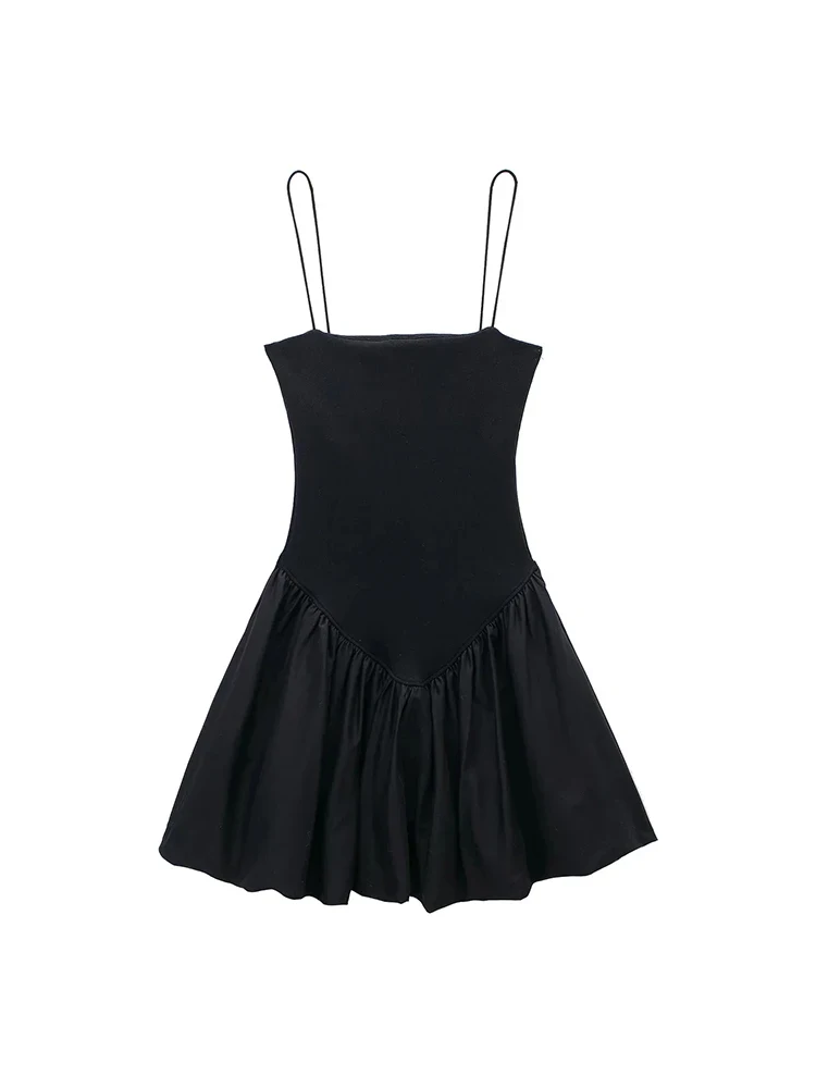 Custodia® | Popelin-Minidress Mit Puff��rmeln