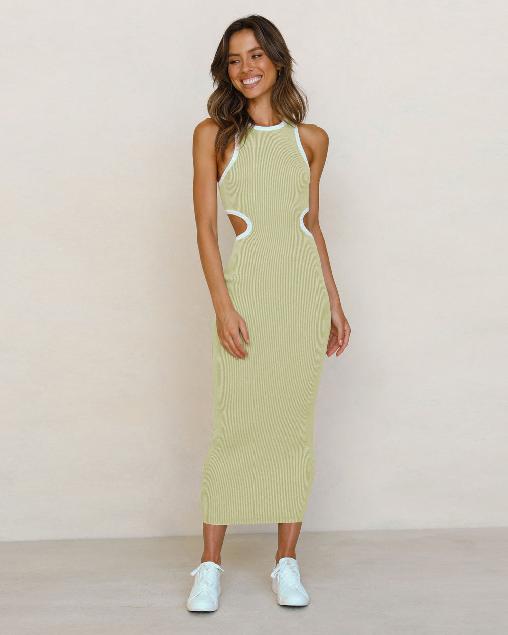 Agustina® | Kendall cutout mesh bodycon dress