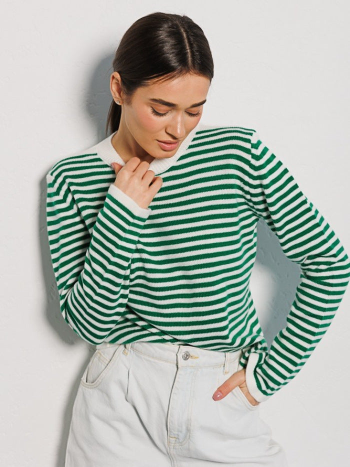Alessandra® | Striped long-sleeved sweater Amelia