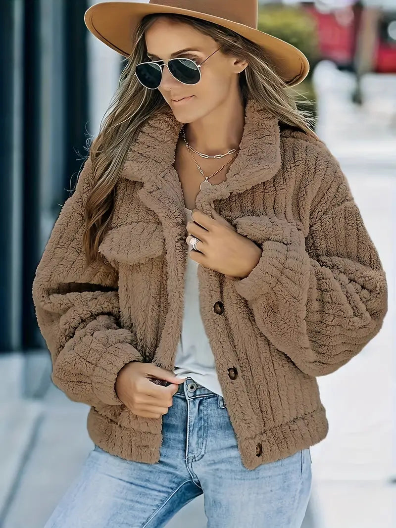 Britt® | Plain leather jacket