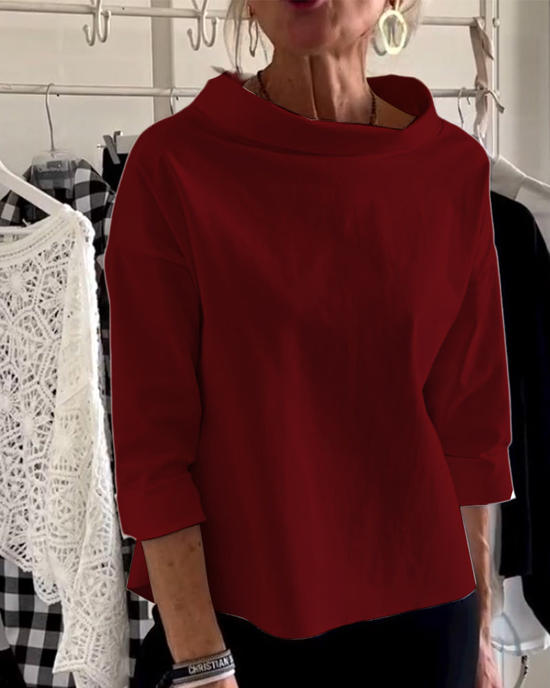 Angelines | Round neck top for women