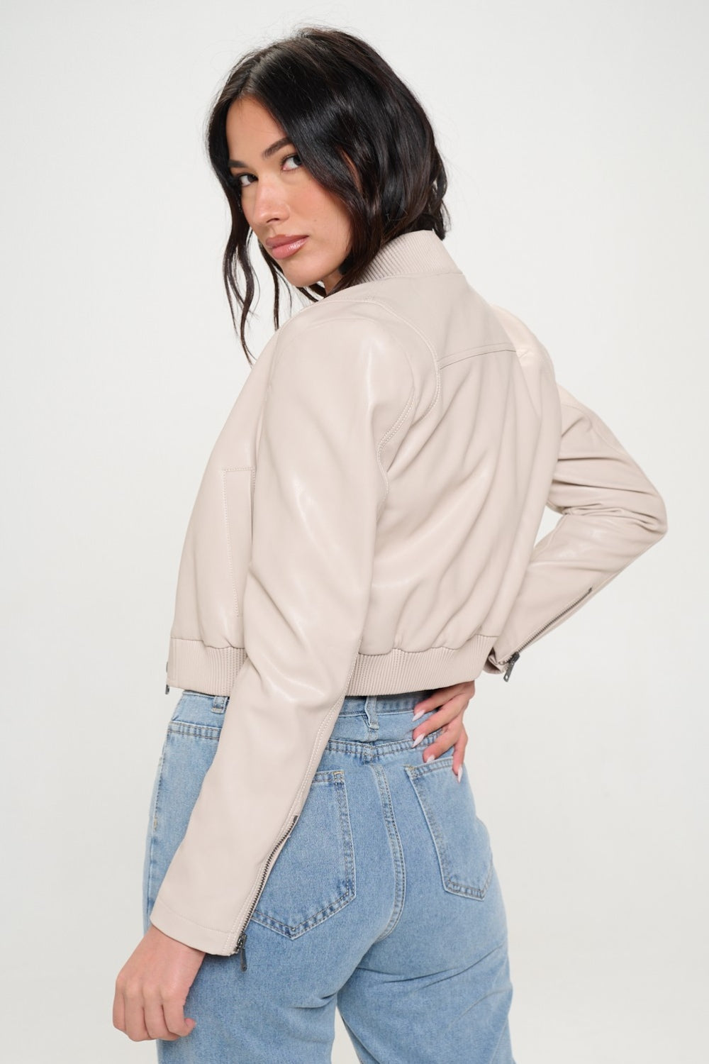 Anika® | Short bomber jacket with zip