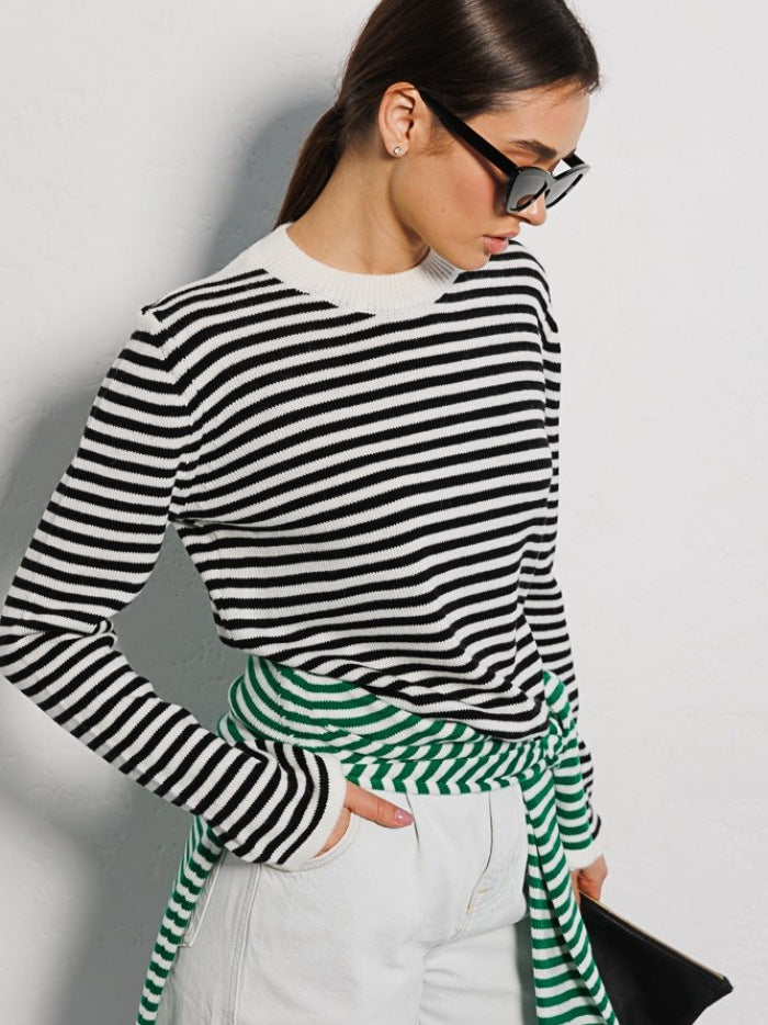 Alessandra® | Striped long-sleeved sweater Amelia