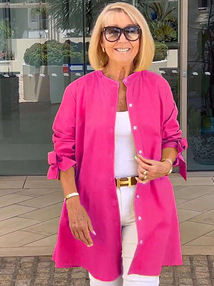 Broun® | Elegant Long-Sleeved Shirt For Women