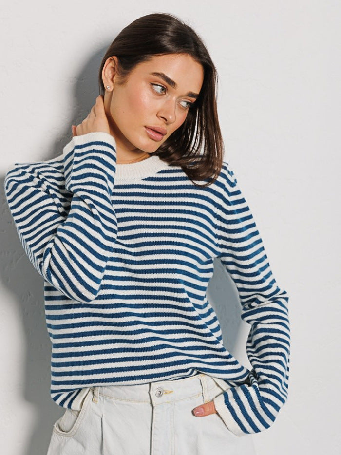 Alessandra® | Striped long-sleeved sweater Amelia