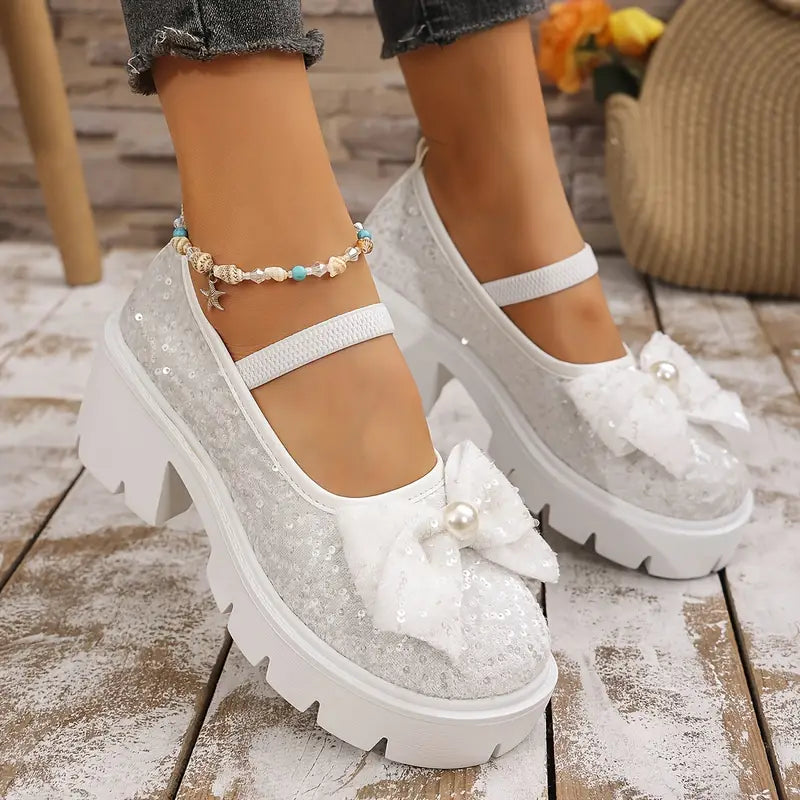 Elisa® | Elegant slippers with a bow