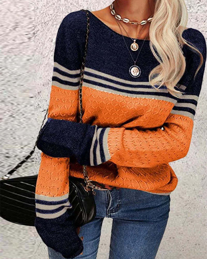 Cinthia® | Casual cotton sweater in various colors for women
