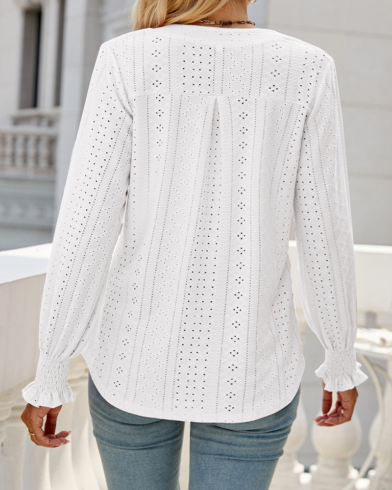 Aurora® | Women's blouse V-neck