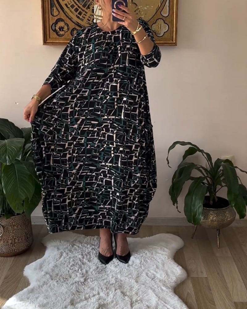 Amalia® | Long Retro Style Dress
