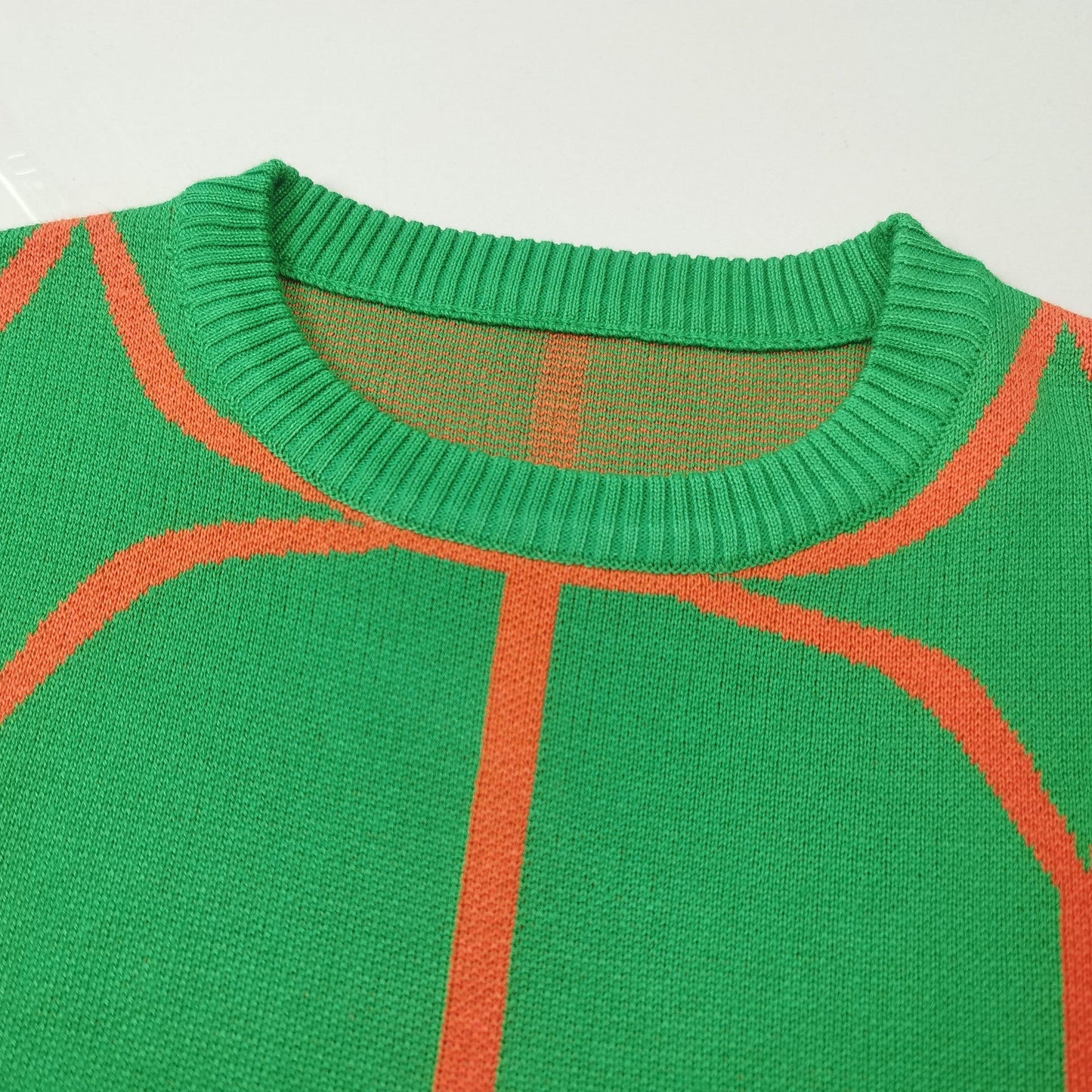 Eira® | Mesh blouse in geometric color