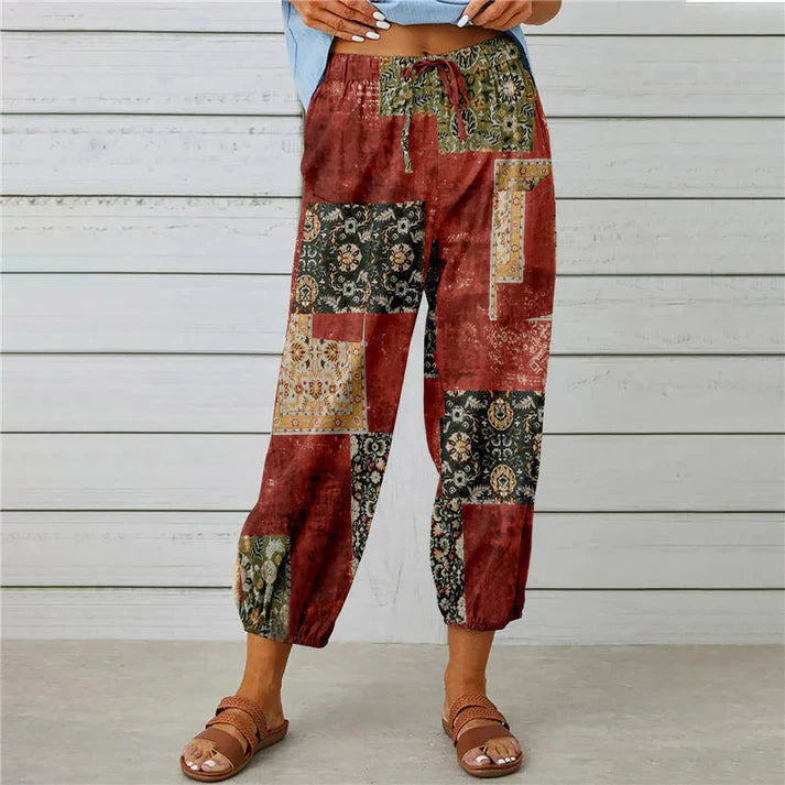Carmen | Floral Summer Trousers for Effortless Style