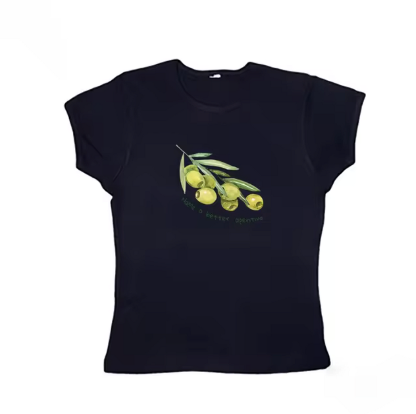 Elena® | Olive Print Crop Top Shirts