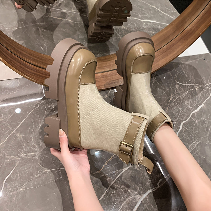 Carmen | Ulla – ankle boots with platform sole
