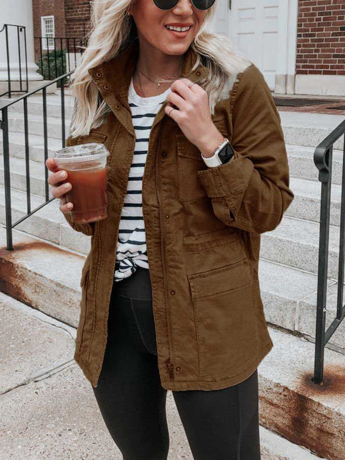 Carolina® | Long sleeve zip jacket with pockets