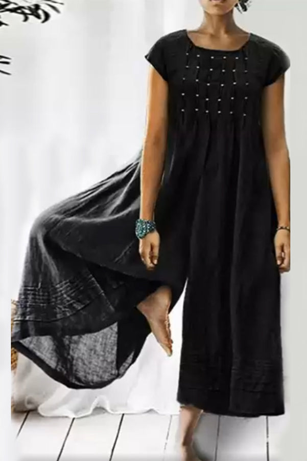 Calista® | Elegant short sleeve jumpsuits for women