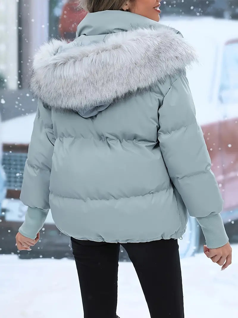 Azucena® | Cozy jacket with zip and hood