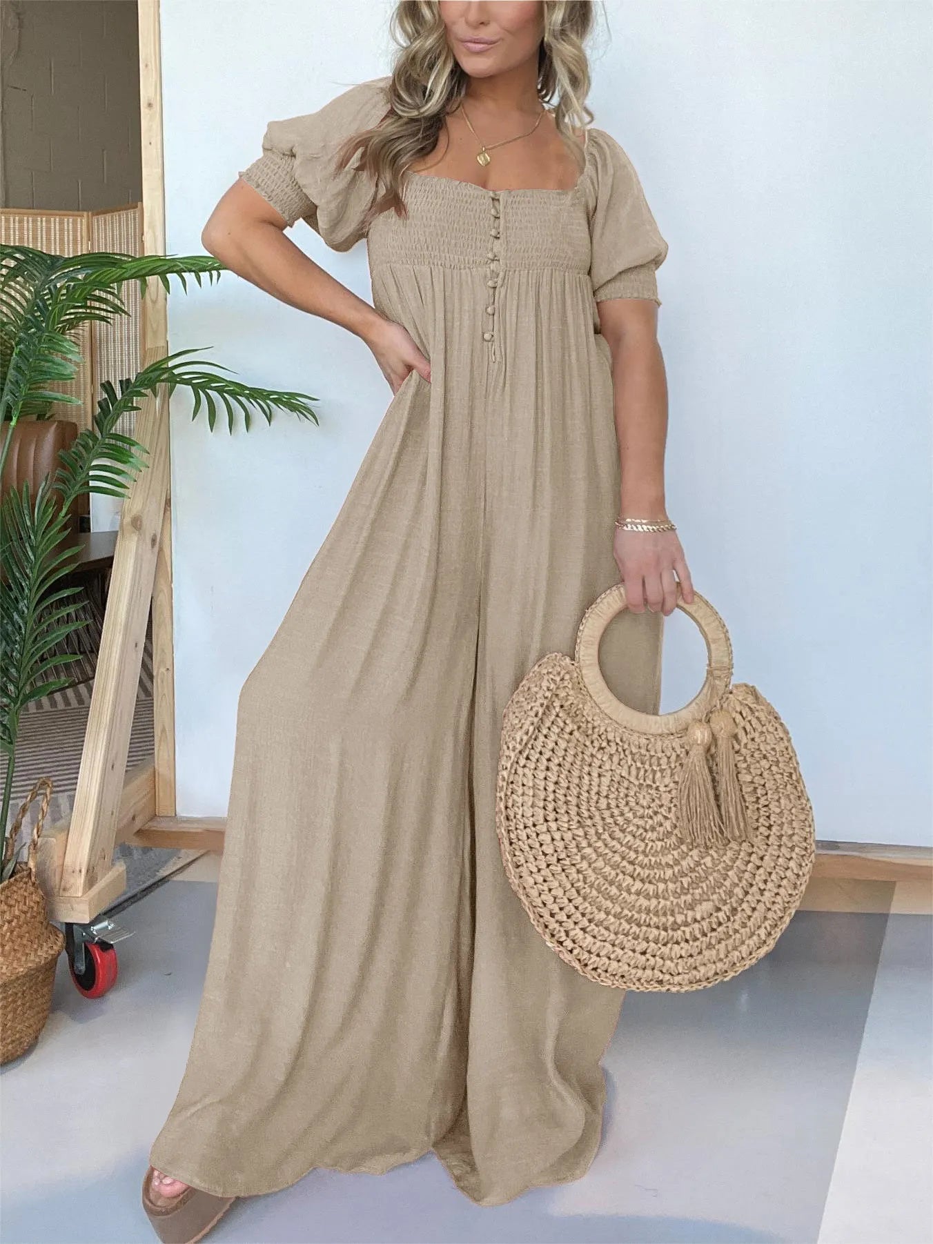 Elettra® | Stylish And Cozy Wide-Legged Jumpsuit