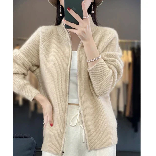 Diana® | Wool vest with zip