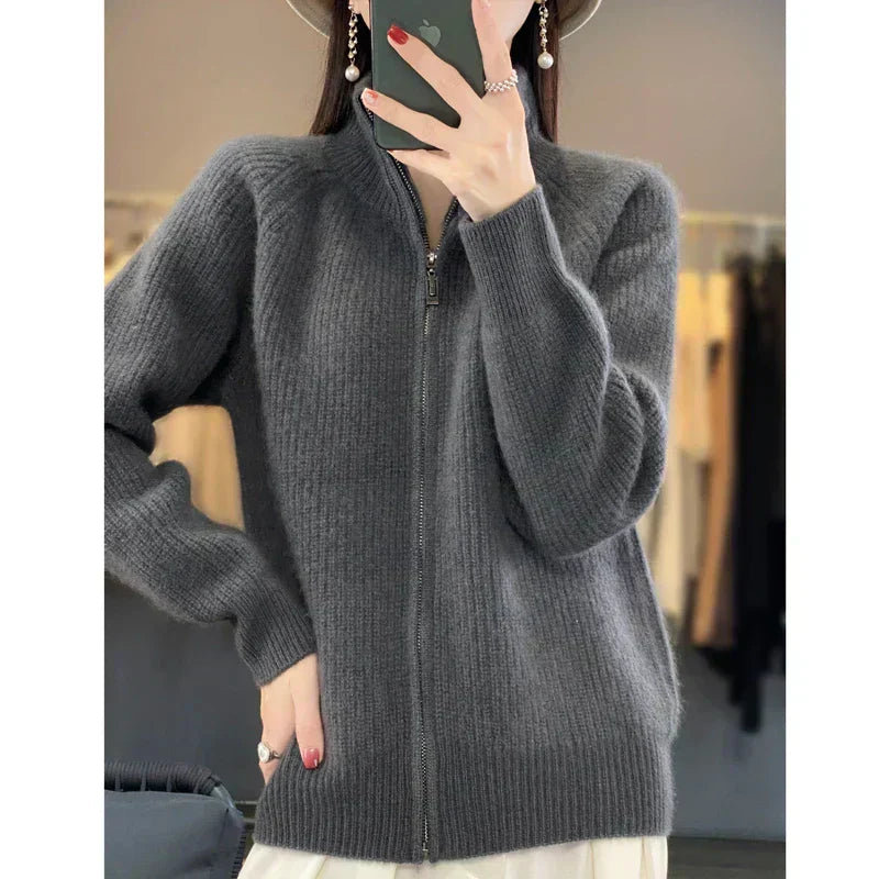 Diana® | Wool vest with zip