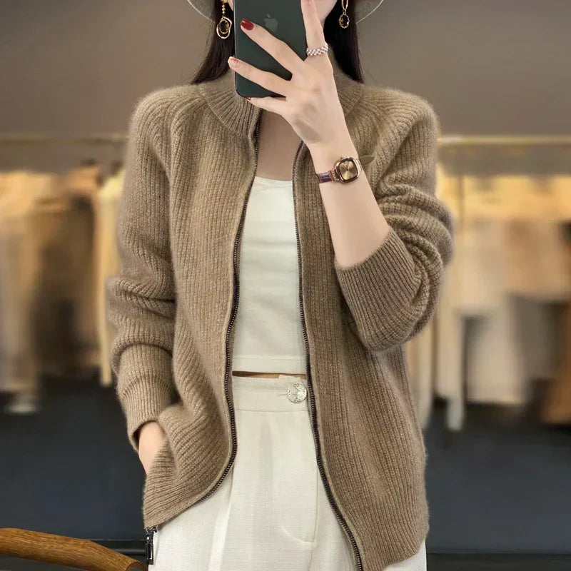Diana® | Wool vest with zip