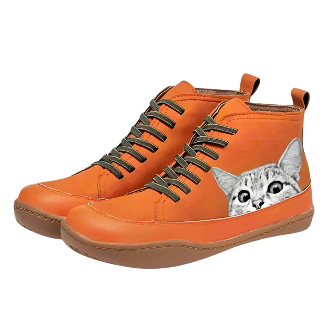 Araceli | Cat leather ankle boots