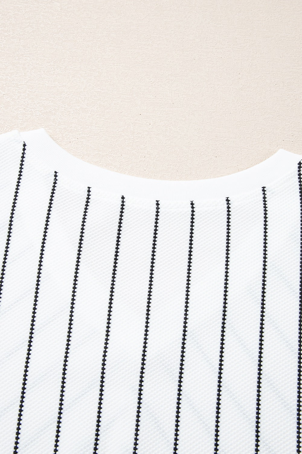 Daniela® | Striped long-sleeved blouse with a V-neck