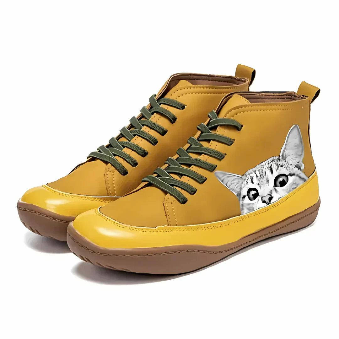 Araceli | Cat leather ankle boots