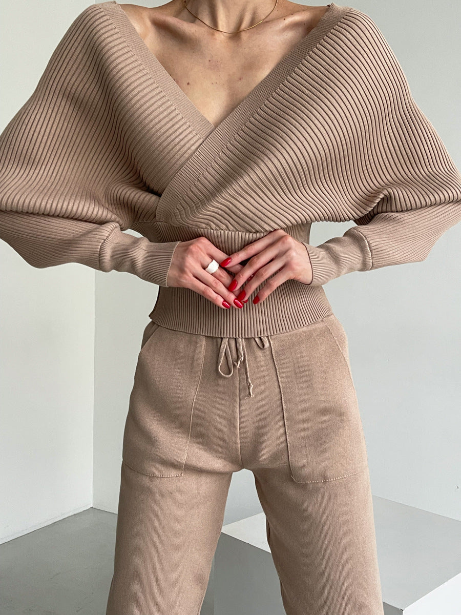 Ava® | Jenni off shoulder top and pants set