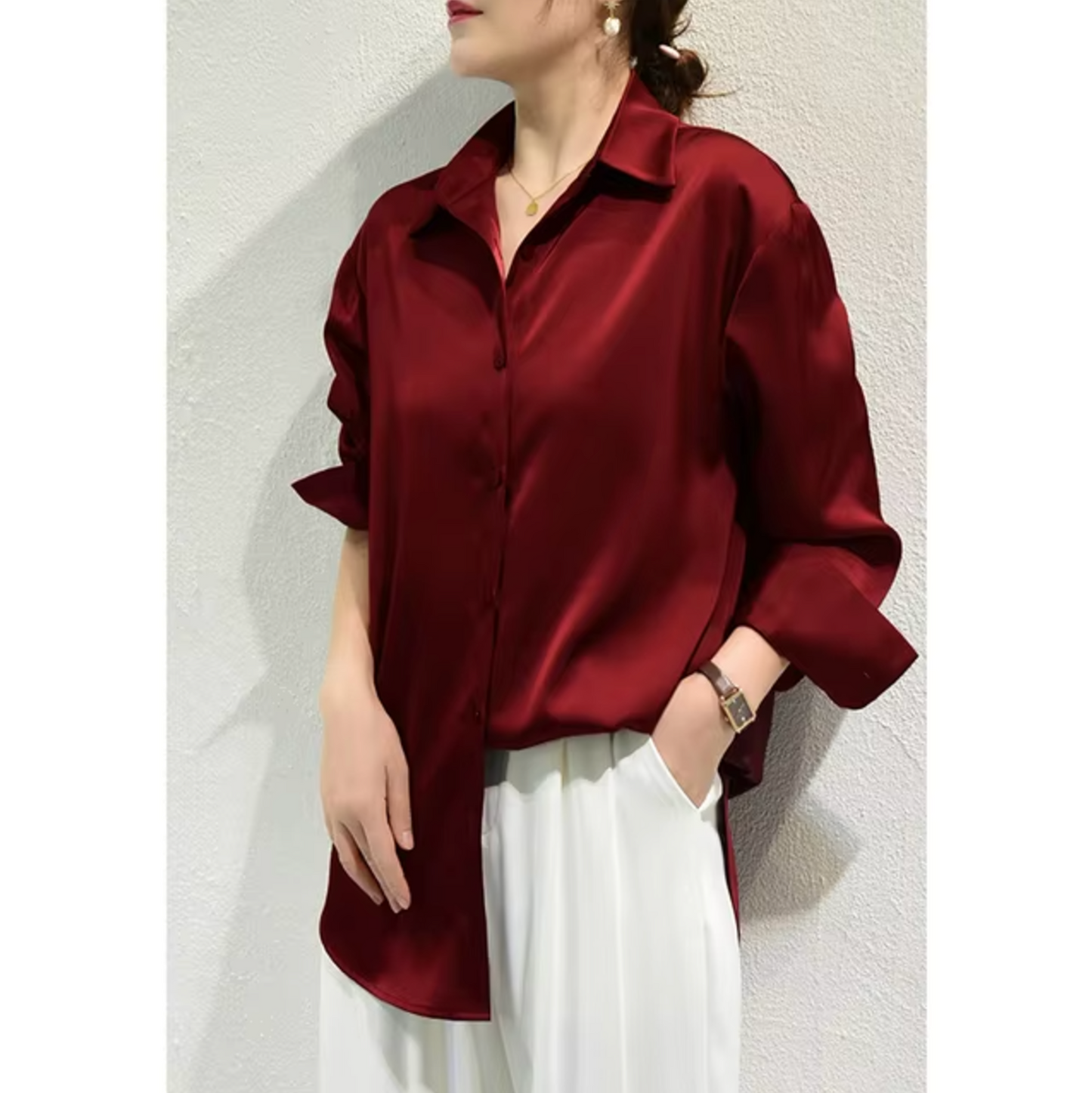 Dana® | Elegant satin blouse