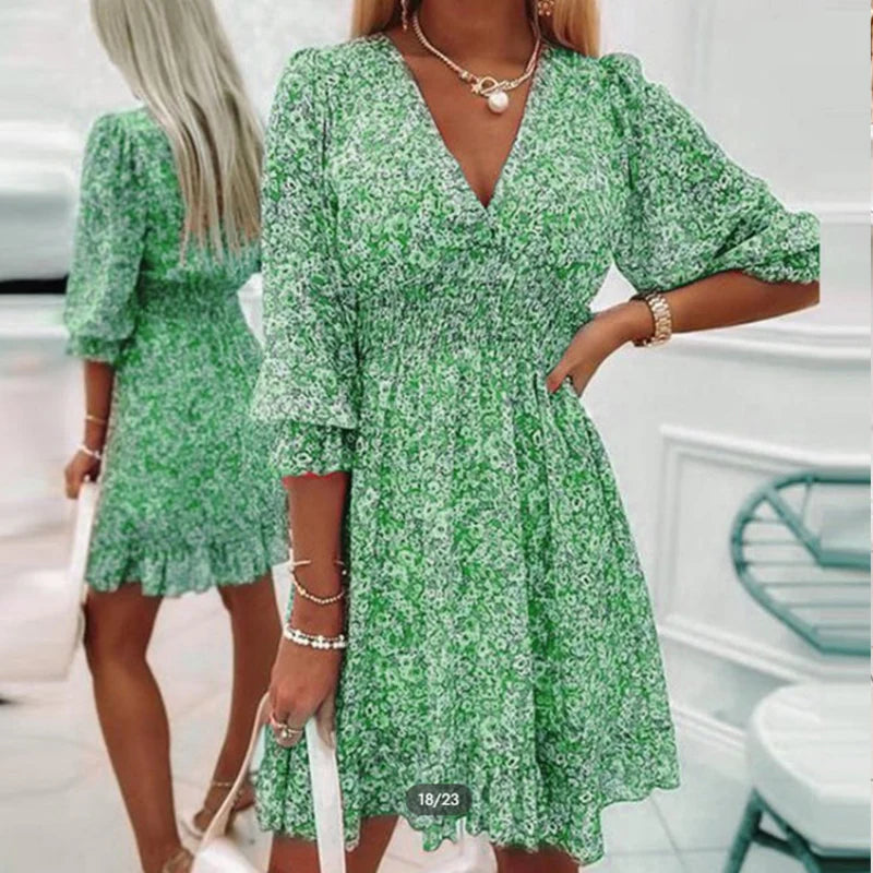 Beatriz® | Comfortable floral print dress for women