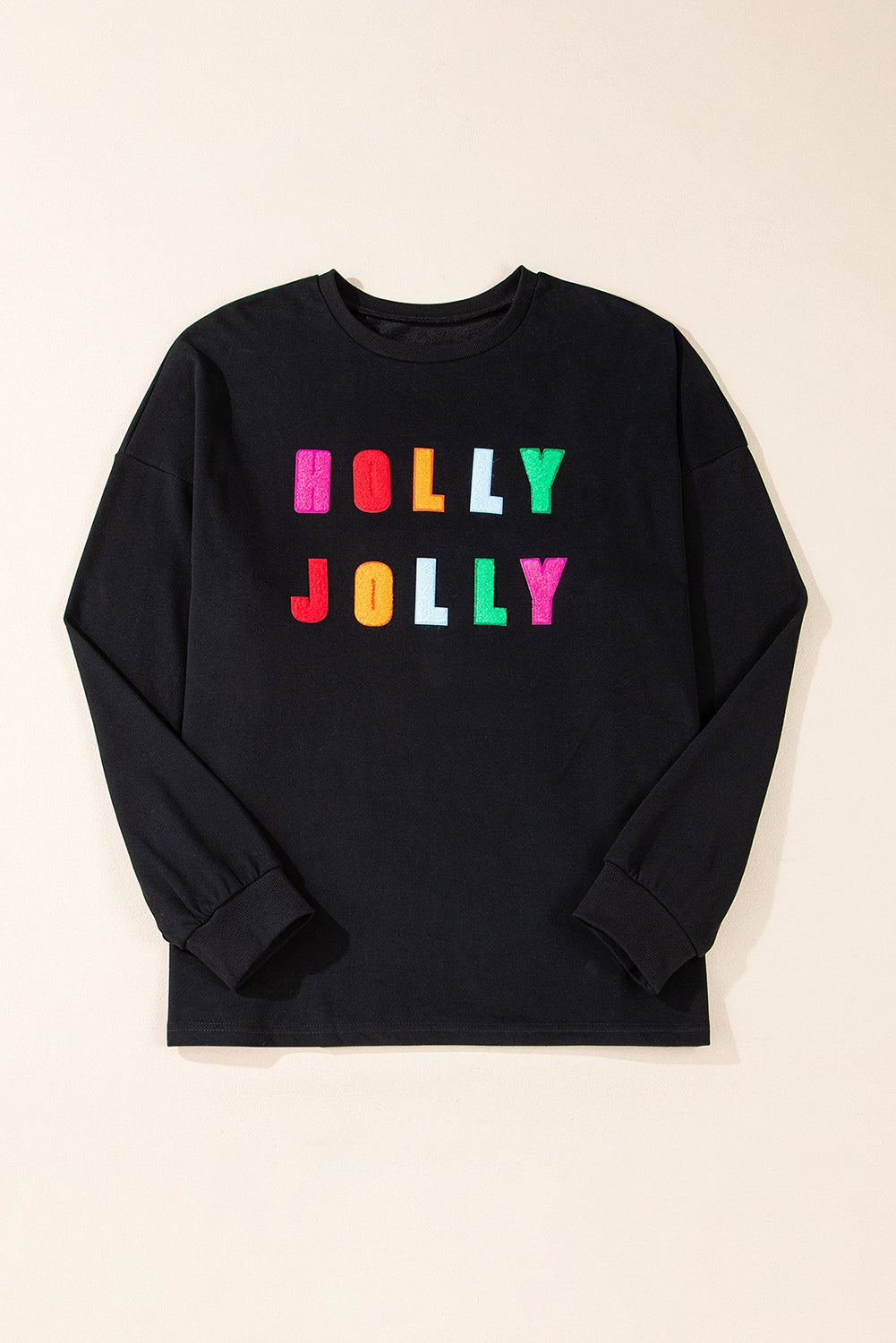 Elin® | Holly Jolly graphic long sleeve top