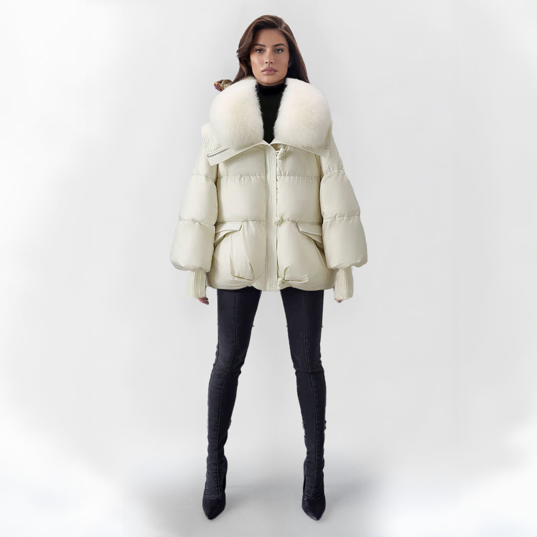 Elena® | Aurora™ faux fur jacket