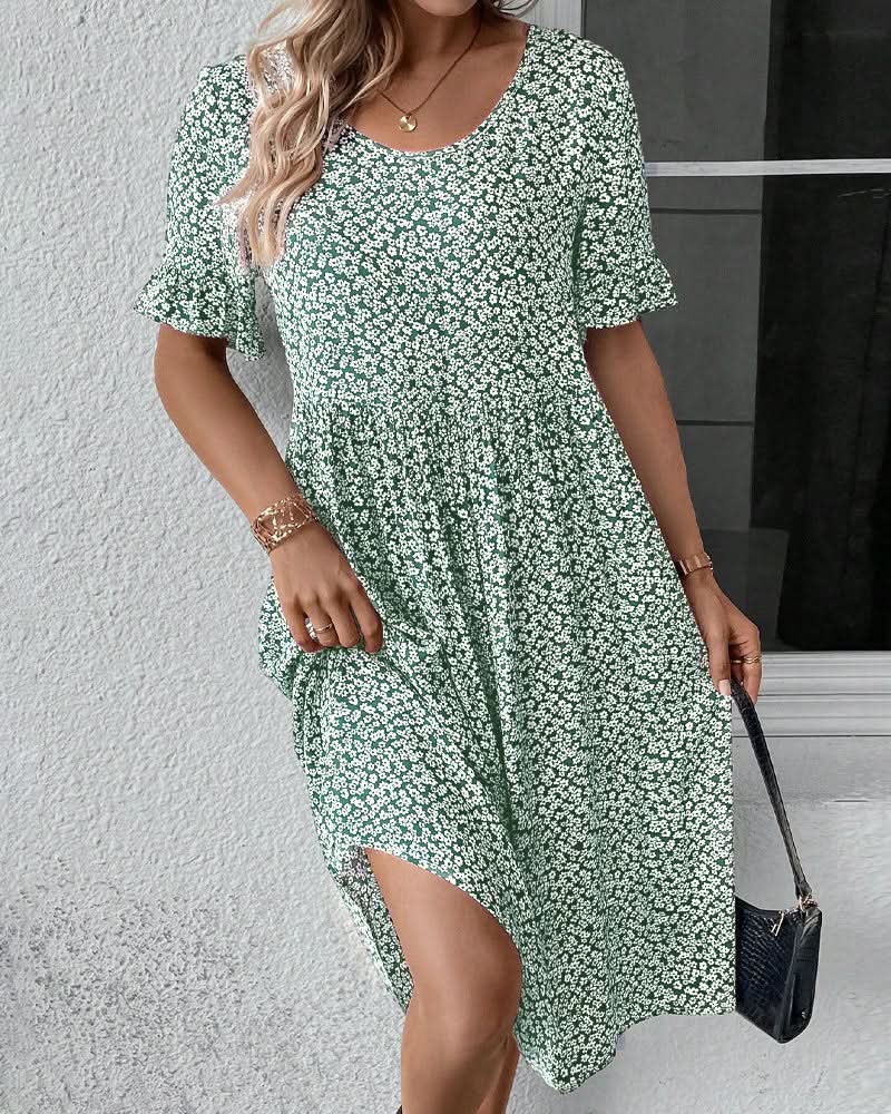 Ariadna® | Elegant floral midi dress