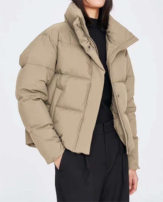 Ariana | Dressed puffer jacket for women