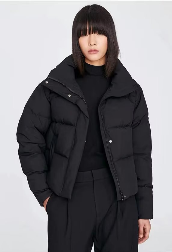Ariana | Dressed puffer jacket for women