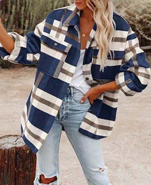 Amparo | Casual, rustic checked shirt for women