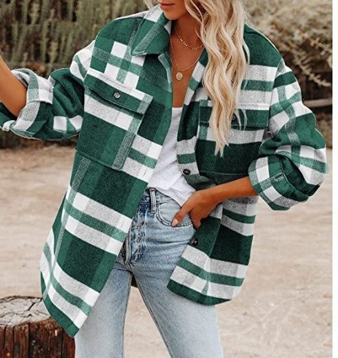 Amparo | Casual, rustic checked shirt for women