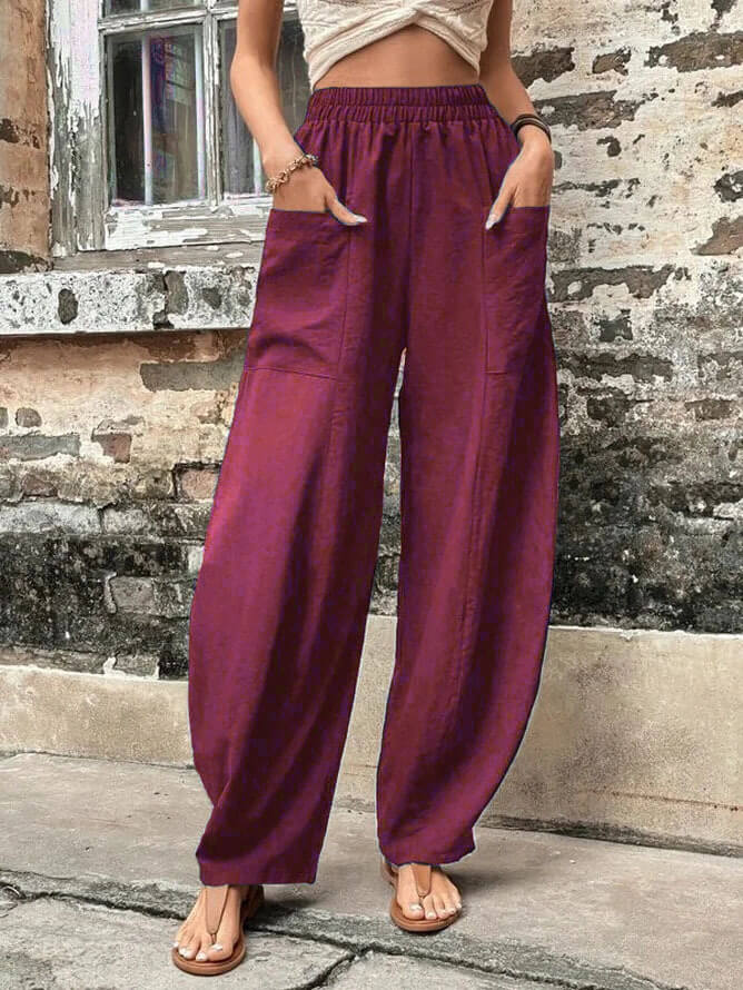 Beatriz® | Elastic pants with pockets