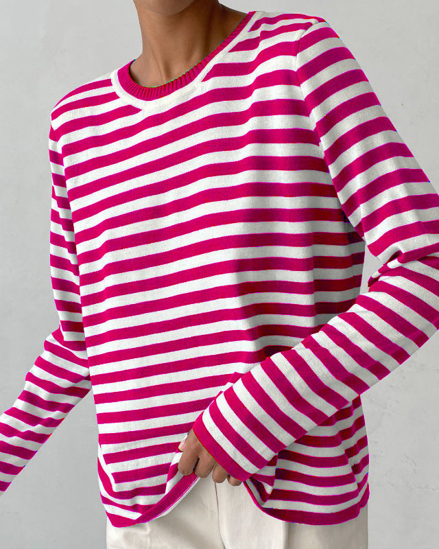 Carmen® | Striped long sleeve blouse for women