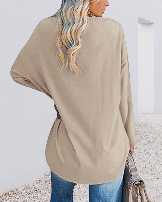 Bucket® | Women'S Blouse With Long Sleeves And V-Neck