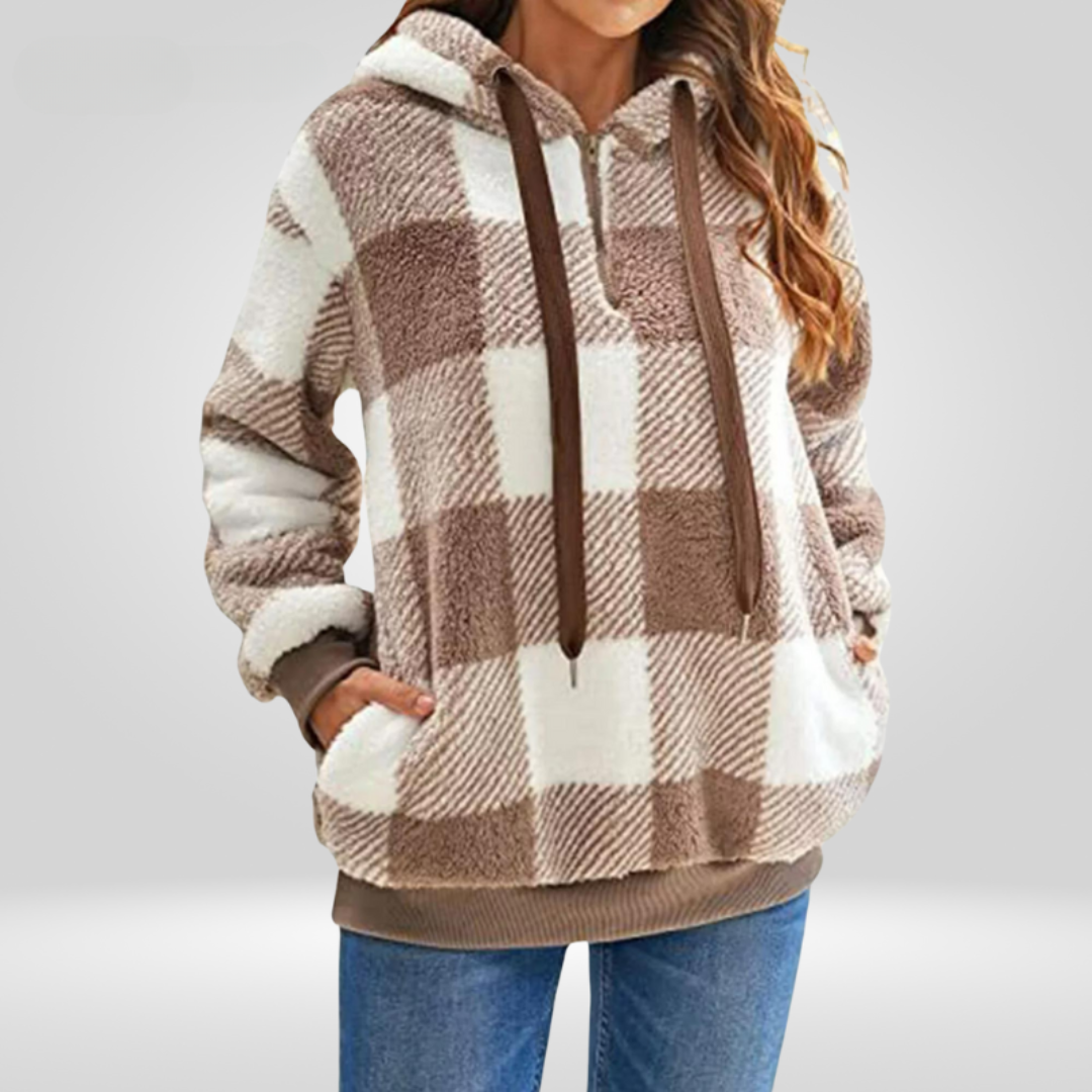 Brígida | Elegant half-zip sweater