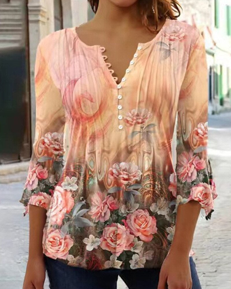 Antonella | Floral top for women