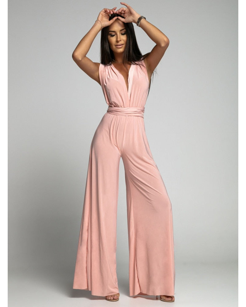 Aranza® | Stylish V-neck jumpsuit for summer