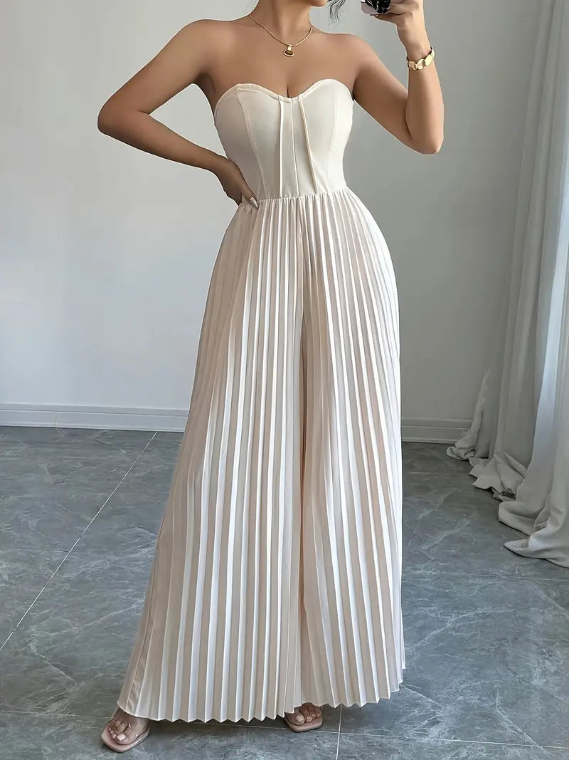 Blythe® | Elegant strapless jumpsuit